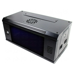P Series 6U 300mm Black Data Cabinet / Network Rack